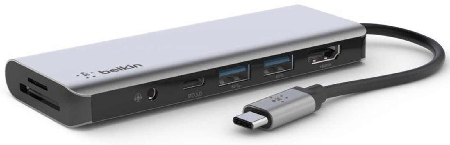 Адаптер Belkin USB-C 7in1 Multiport Dock, купить недорого