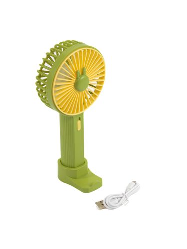 Вентилятор портативный Солнышко, Зеленый, купить недорого