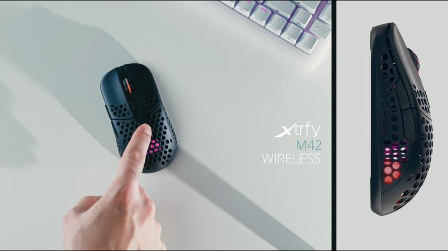 O'yin sichqonchasi Xtrfy M42 WIRELESS, qora, в Узбекистане