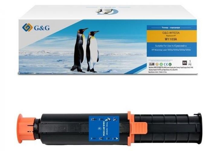 Kartridj G&G HP 103A Neverstop Toner Reload Kit uchun, qora