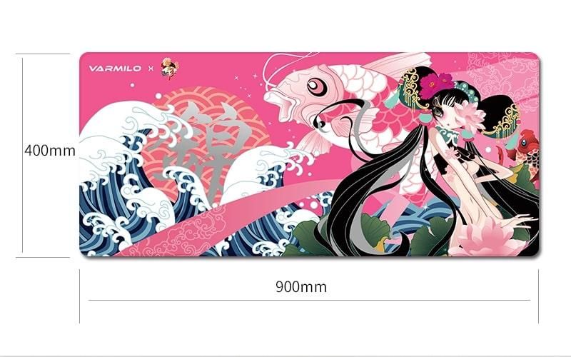 Sichqoncha gilamchasi Varmilo Camellia Desk Mat, 900х400 mm, купить недорого