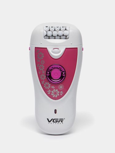Профессиональный беспроводной эпилятор VGR 722, 2 в 1, Белый-Розовый