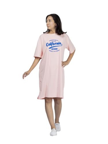 Платье трикотаж California DRS03, Розовый, купить недорого
