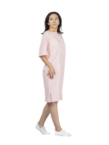 Платье трикотаж California Beverly Hills DRS04, Розовый, в Узбекистане