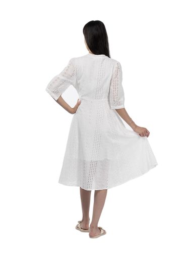 Платье плетенное женское DRS19, Белый, 15000000 UZS