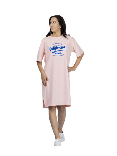 Платье трикотаж California DRS03, Розовый
