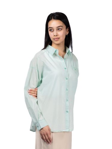 Рубашка Chao с длинным рукавом CHao05, Ментоловый, в Узбекистане