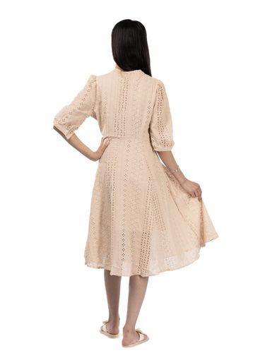 Платье плетенное женское DRS22, Бежевый, 15000000 UZS