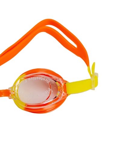 Очки для плавания универсальные, Оранжевый, фото