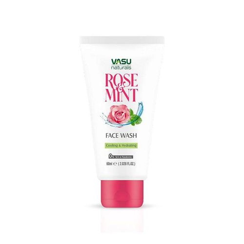 Пенка для умывания Васу - Rose & Mint Face Wash 60 мл