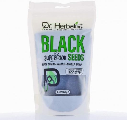 Черные семена DR.ORGANIC Black seeds superfod, 350 гр