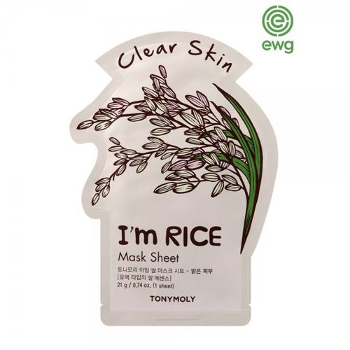 Yuz uchun niqob I`M Rice Mask Sheet - Brightening TM00000588