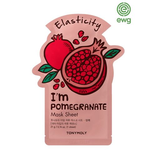 Yuz uchun niqob I`M Pomegranate Mask Sheet - Elasticity TM00000587          