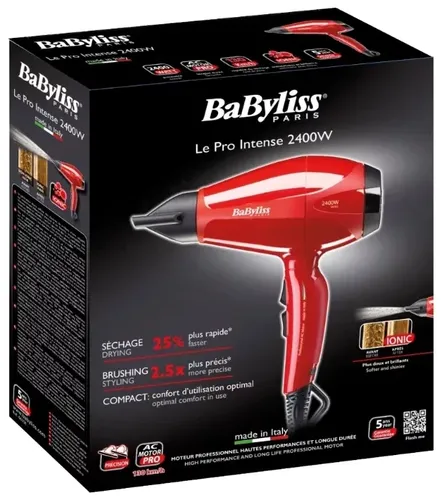 Фен BaByliss 6615E, Красный, купить недорого