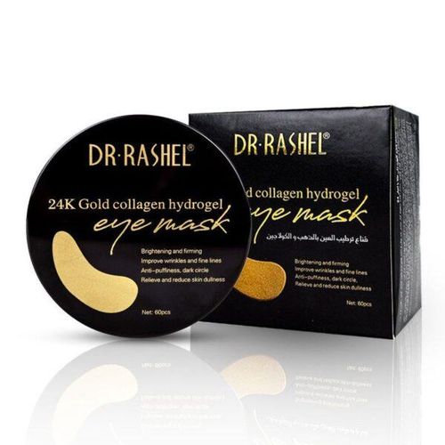 Гидрогелевые патчи Dr.Rashel 24k Gold Collagen Hydrogel eye mask DRL-1473, 60 шт