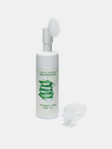 Tozalovchi yuvinish uchun ko'pik Nayral Rerubck, cho'tka bilan aloe vera bilan namlash, 150 ml, в Узбекистане