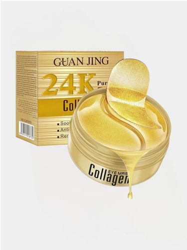 Патчи с золотом и коллагеном для кожи вокруг глаз Guanjing 24K Gold Collagen, 60 шт