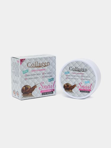 Гидрогелевые патчи для глаз Collagen Snail Eye Mask, 60 шт