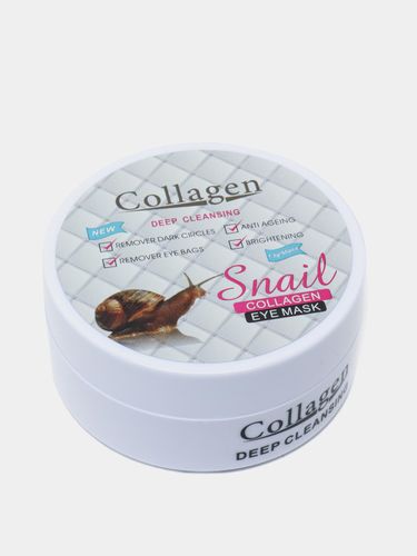 Гидрогелевые патчи для глаз Collagen Snail Eye Mask, 60 шт, купить недорого