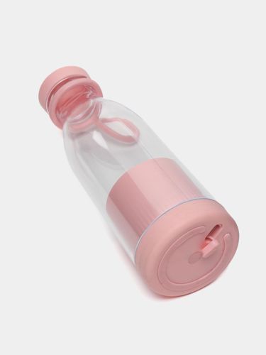 Портативный блендер MINI JUICE 420, Розовый, фото
