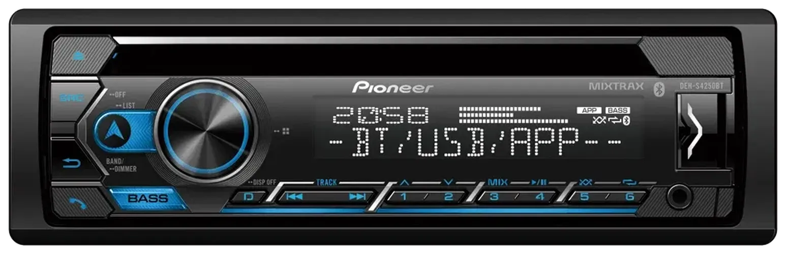 Автомагнитола Pioneer DEH-S4250BT с технологией Bluetooth