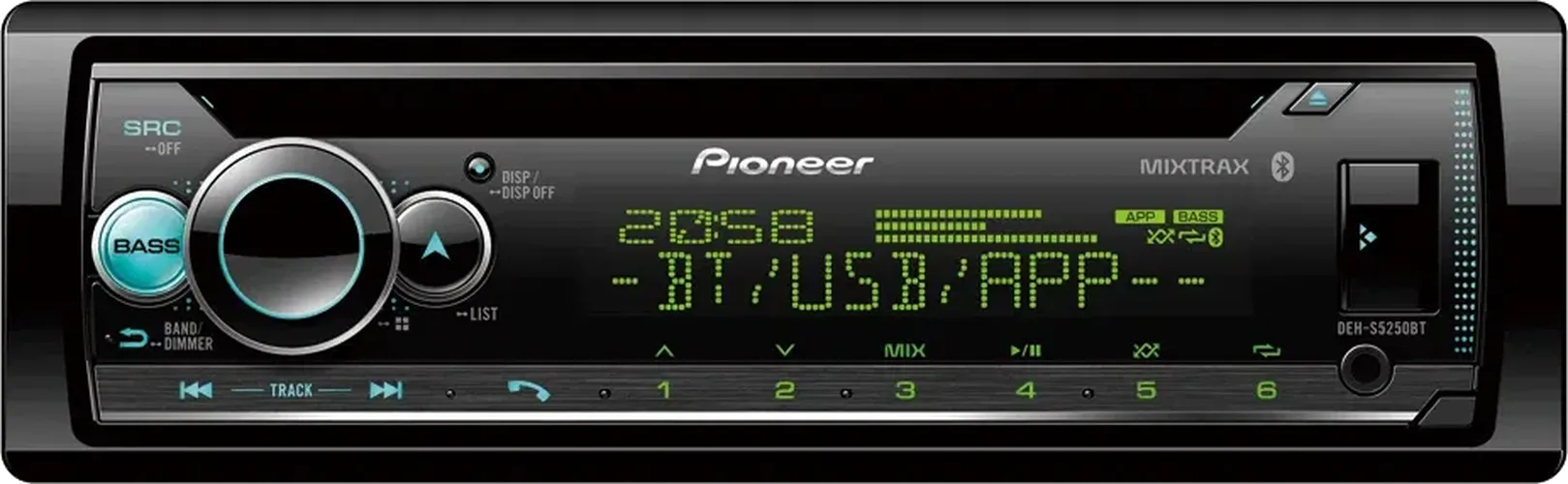 Автомагнитола Pioneer DEH-S5250BT, 184500000 UZS