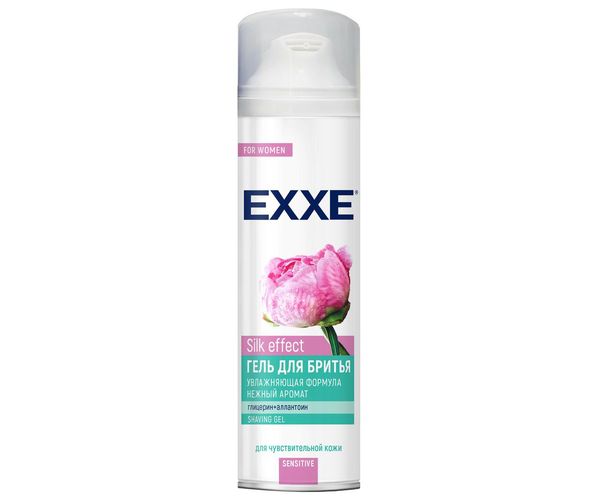 Гель для бритья EXXE Sensitive silk effect, 200 мл