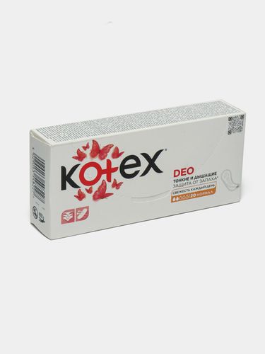 Прокладки Kotex Deo Normal Liners, 20 штук