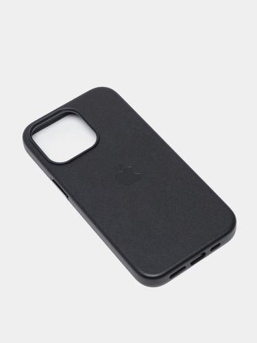 Чехол MagSafe для iPhone 12 Pro MAX кожаный, Черный