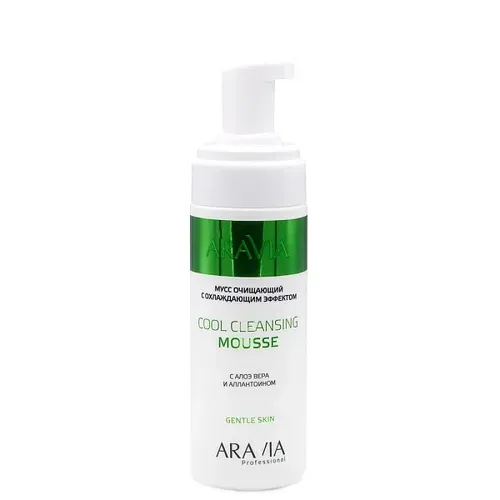 Мусс очищающий с охлаждающим эффектом с алоэ вера и аллантоином Aravia Professional Cool Cleansing Mousse, 160 мл, в Узбекистане