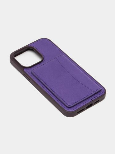 Чехол с карманом для карт на iPhone 14 Pro/14 Pro Max, Фиолетовый