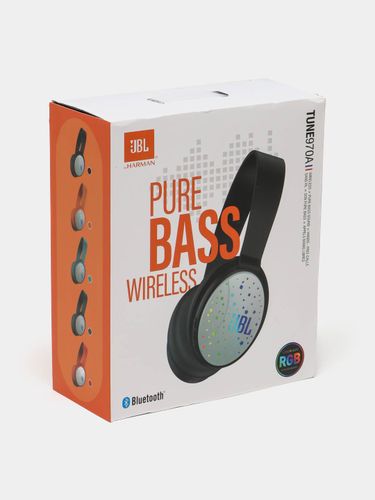 Simsiz quloqchin JBL PURE BASS, 7 rangli yorug'lik bilan, фото