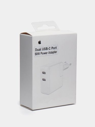 Адаптер Apple 50W Dual USB-C Port Power (Реплика)