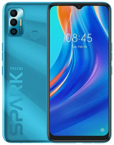 Смартфон Tecno Spark 7 2/32 GB Blue + Беспроводные наушники Pro 5, Белый, в Узбекистане