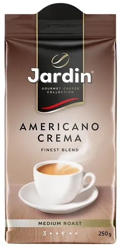 Maydalangan kofe Jardin Americano Crema, 250 g, yumshoq paket