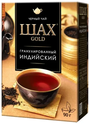 Чай черный Шах Gold Индийский гранулированный, 90 г