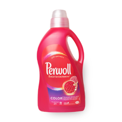 Гель для стирки Perwoll Color восстановление для цветного белья, 2 л