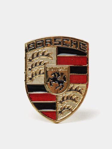 Стильный логотип эмблема для авто Porsche из металла, 2 шт