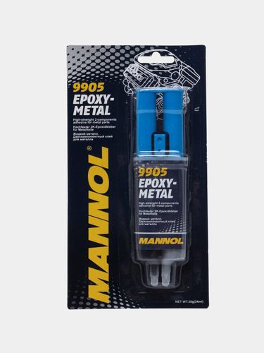 Epoksid kley ikki qismli MANNOL Epoxy-Metal va Plastic 9905, 30g