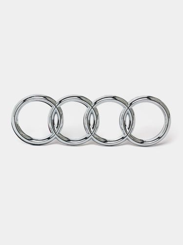 Стильный логотип-эмблема Audi для автомобиля, из пластмассы