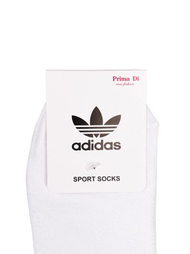 Носки Adidas 3444, Белый-Синий, купить недорого