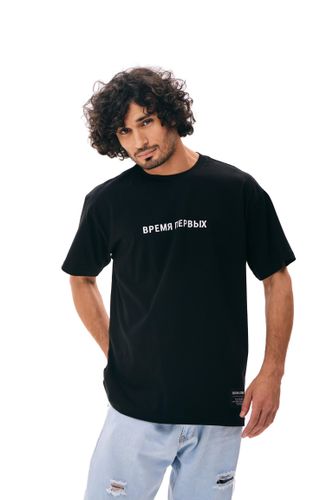 Mужская футболка с принтом "Время первых", купить недорого