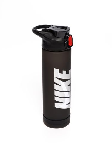 Suv uchun sport idishi qulf bilan Nike TM096, 650 ml, qora