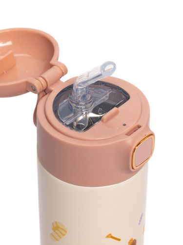 Термос детский для чая и кофе TM005, 300 мл, Розовый, фото