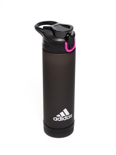 Suv uchun sport idishi qulf bilan Adidas TM098, 850 ml, qora