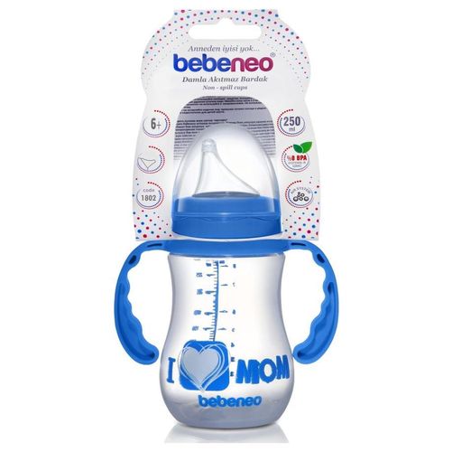 Поильник бутылка-непроливайка Bebeneo 250 мл, купить недорого