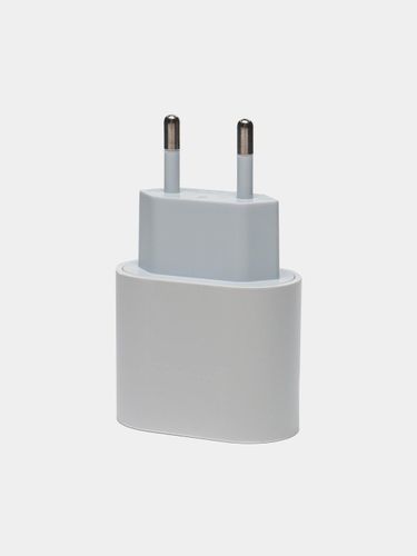 Зарядка для iPhone, быстрая зарядка Type-C, Адаптер 20W, Белый, фото № 4