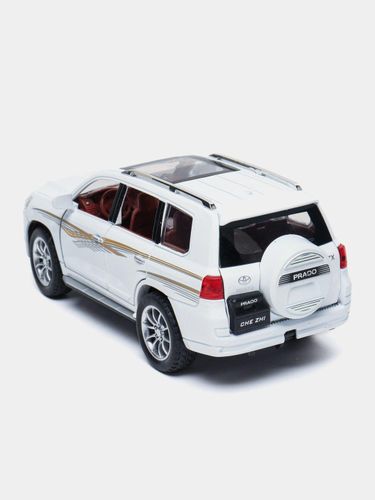 Игрушечная машинка Toyota Land Cruiser Prado, Серый металлик, купить недорого