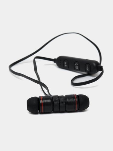 Беспроводные спортивные наушники с микрофоном Sports Sound Stereo, Черный, купить недорого