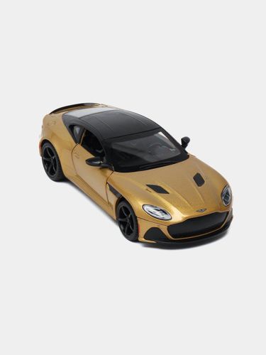 Металлическая машинка Aston Martin 1:22, Золотой, фото № 4